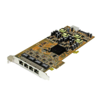StarTech.com ST4000PEXPSE 4 Port Gigabit Power over Ethernet PCIe Network Card Owner's Manual