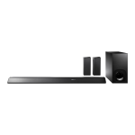 Sony HT-RT5 5.1ch Home Cinema System with Wi-Fi/Bluetooth® technology Operating Instructions