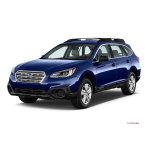 Subaru 2017 Outback 3.6R Touring Quick Reference Guide
