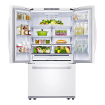 Samsung RF260BEAEWW/AA 35-5/8 in. 17.5 cu. ft. French Door Refrigerator Specification