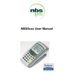 NBS Payment Solutions - Division of NBS Technologies O3JNBS55XXT WirelessCDMA Point-of-Sale Terminal User Manual
