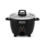 AROMA ARC-753SG Simply 6-Cup Stainless Steel White Rice Cooker Instructions