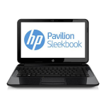 HP Pavilion Sleekbook 14-b000si User Maintenance and Service Guide