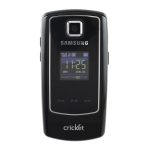 Samsung SCH-R550 Cricket Wireless User manual