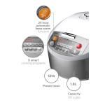 Philips HD3038/03 Viva Collection Fuzzy Logic Rice Cooker Product datasheet