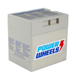 Power Wheels 74777 12-Volt Rechargeable Replacement Battery Instructions for use