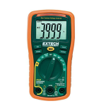 Extech Instruments EX330 12 Function Mini MultiMeter   Non-Contact Voltage Detector Manual de usuario