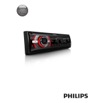 Philips CarStudio Sistema de audio para el automóvil CE135BT/55 Manual del usuario