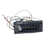 Audiovox Stereo Amplifier AXT-550 User manual