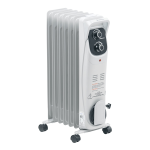 Comfort Zone CZ8008 Electric Oil Filled Radiator Heater Manual