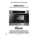 Baumatic BAEC2SS.2 Specifications