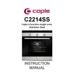 Caple FSCH Instructions For Installation, Use And Maintenance Manual