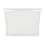 Commercial Electric FP2X2/4WY/WH/HD 2 ft. x 2 ft. 48W White Integrated Edge-Lit Flat Panel T-Bar Grid Flush Mount LED Troffer Use and care guide
