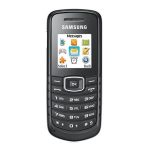 Samsung GT-E1087T دليل الاستخدام