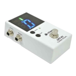 Chord CPT-01 Chromatic Tuner Pedal Instruction Manual