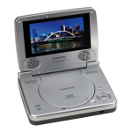 Audiovox Portable DVD Player D1501 User manual