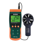 Extech Instruments SDL310 Thermo-Anemometer/Datalogger Manual de usuario