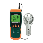 Extech Instruments SDL300 Metal Vane Thermo-Anemometer/Datalogger Manual de usuario