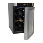 Haier HVUE12DBSS - 12 Bottle Capacity Dual Zone Wine Cellar User manual