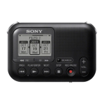 Sony ICD-LX30 Grabadora de voz digital de sobremesa Instrucciones de funcionamiento