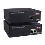 Rose electronic Switch CrystalView TWISTED PAIR KVM EXTENDER Operations Manual