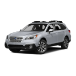 Subaru 2015 Outback, Legacy 2015 Technicians Reference Booklet