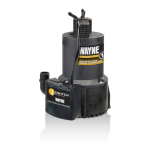 Wayne EEAUP250 EEAUP250 1/4 HP Submersible Utility Pump Instructions