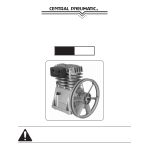 Central Pneumatic Air Compressor 93785 Air Compressor Operating instructions