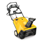 Cub Cadet 21 in. 208 cc Single-Stage Gas Snow Blower with Electric Start and Headlight Use and Care Manual
