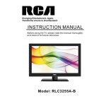 RCA RLC3255A-B Instruction manual