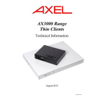 Axel AX3000 80WMS User manual