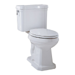 Porcher 90160-00.001 Lutezia 2-Piece Elongated Toilet installation Guide