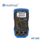 HoldPeak 36C Operator&rsquo;s manual