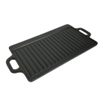 Oypla 4181 Cast Iron Non Stick Reversible Griddle Pan BBQ Grill Plate Owner's Manual