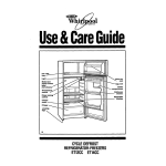Whirlpool ETl2NC Use and care guide