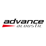 Advance acoustic 56511814 Instruction manual