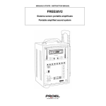 PROEL FREE50V2 Instruction manual