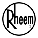 Rheem Front or Bottom Return - Slab Coil with PSC Motor Specification Sheet