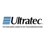 Ultratec PFI-9D Operators Manual