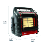 Tough Buddy MH18B 18000-BTU Portable Radiant Propane Heater Use and Care Guide