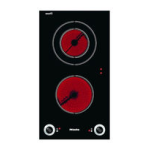 Miele KM 418-1 Cooktop Operating instructions