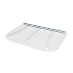 Shape Products 5338UNV 53 in. x 38 in. Universal Fit Polycarbonate Window Well Cover Specification