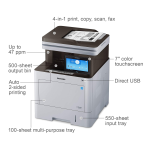 HP Samsung ProXpress SL-M4560 Laser Multifunction Printer series Brugermanual