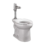 American Standard 3641001.020 Right Width White Elongated Chair Height Toilet Bowl Manual