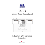 Menvier Security TS700 Installation &amp; Programming Instructions