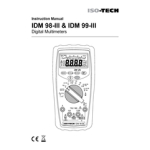 Iso-Tech IDM99II Instruction manual