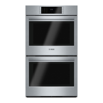 Bosch HBLP651UC Benchmark 30-in Self-Cleaning Single-Fan European Element Double Electric Wall Oven Use and Care Guide