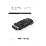 Metronic Digi-Scart Instruction manual