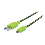 Manhattan 394062 Braided Hi-Speed USB Micro-B Device Cable Datasheet