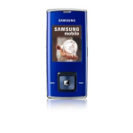 Samsung SGH-J600 Manuel utilisateur